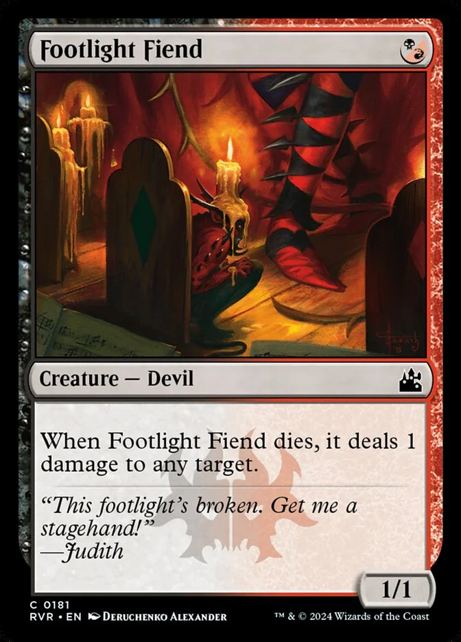 Footlight Fiend 「RVR/181」「EN」