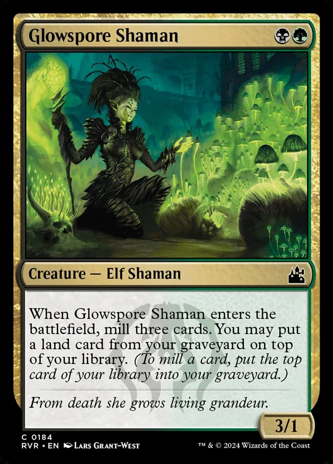 Glowspore Shaman 「RVR/184」「EN」