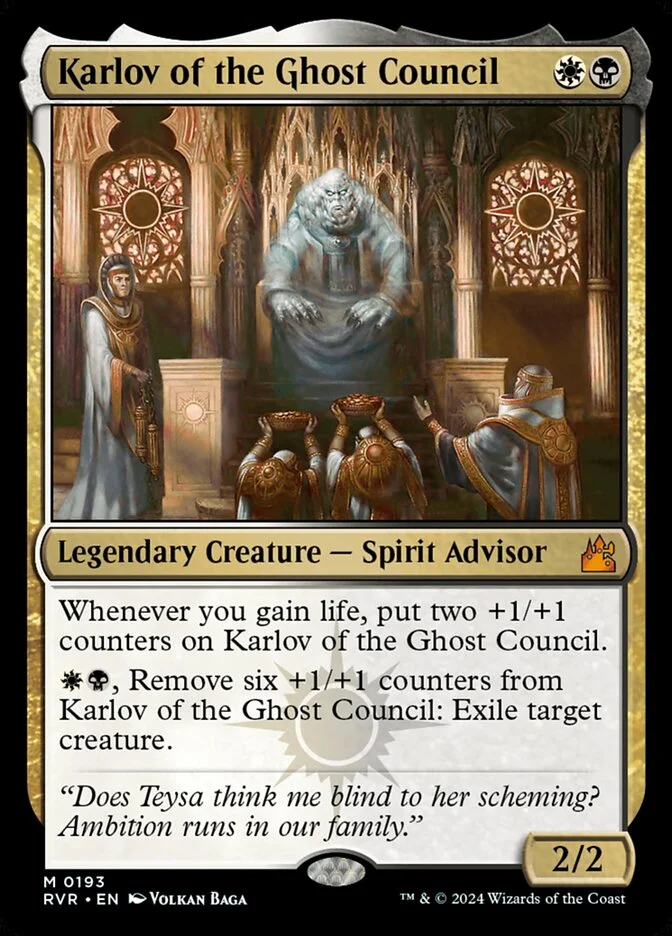 Karlov of the Ghost Council 「RVR/193」「EN」
