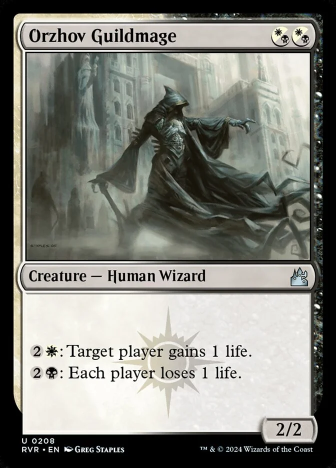 Orzhov Guildmage 「RVR/208」「EN」