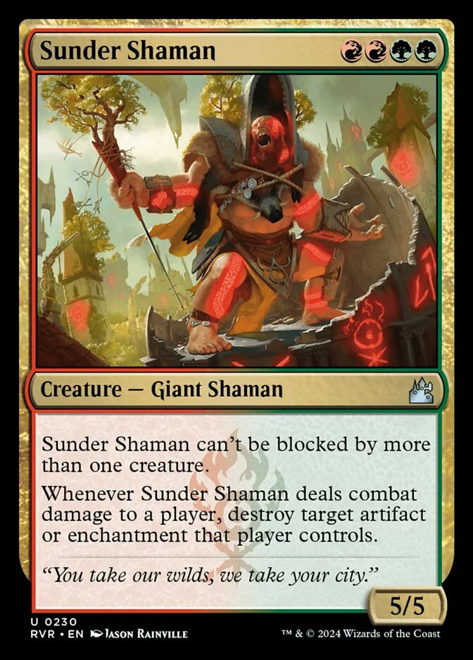 Sunder Shaman 「RVR/230」「EN」