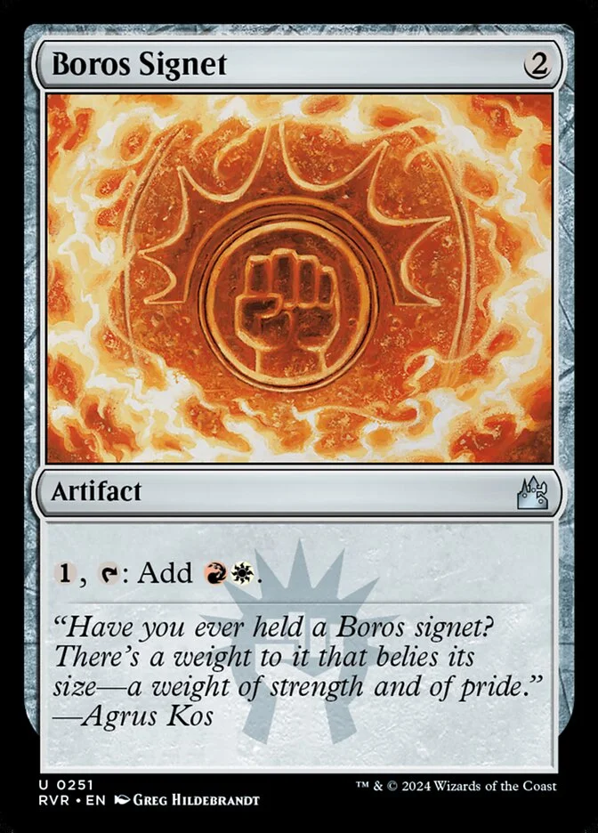 Boros Signet 「RVR/251」「EN」