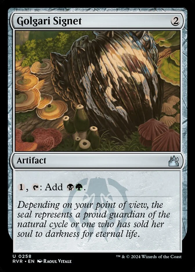 Golgari Signet 「RVR/258」「EN」