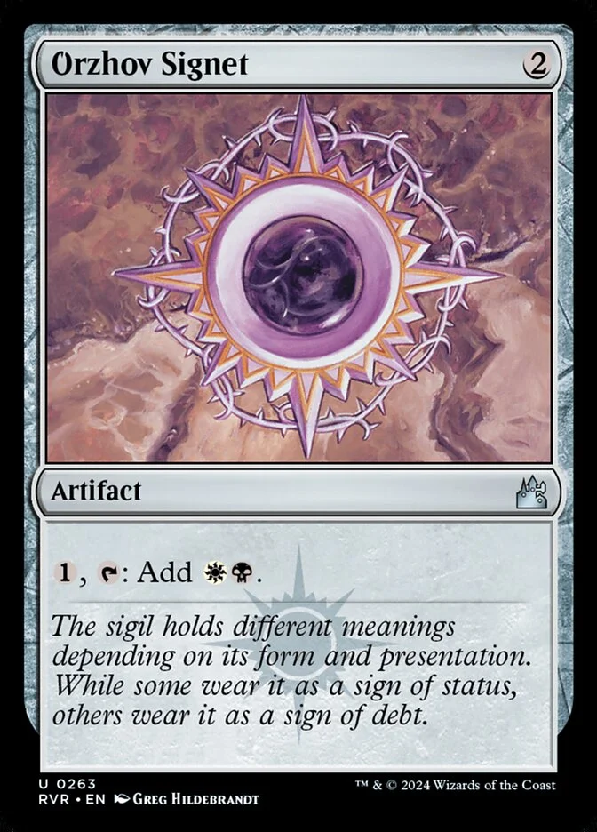 Orzhov Signet 「RVR/263」「EN」