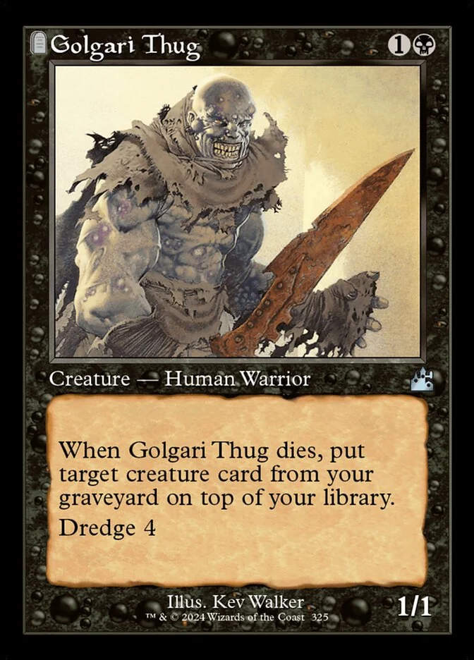 Golgari Thug 「RVR/325」「EN」