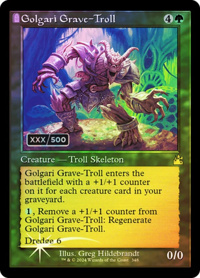 Golgari Grave-Troll 「RVR/348z」「EN」