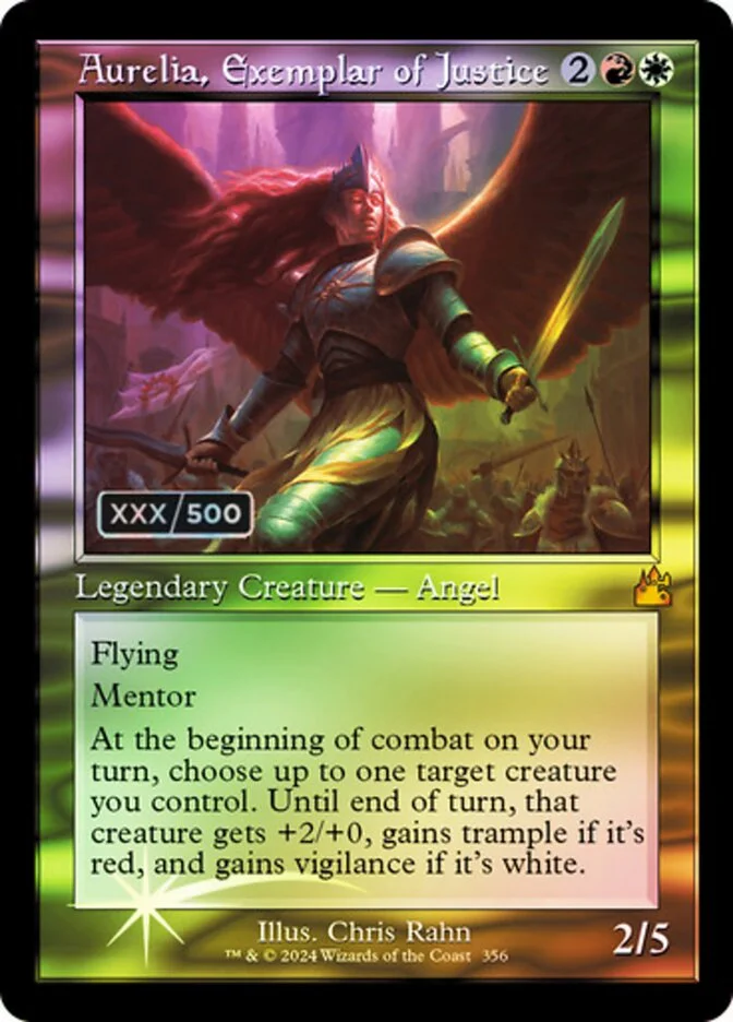 Aurelia, Exemplar of Justice 「RVR/356z」「EN」
