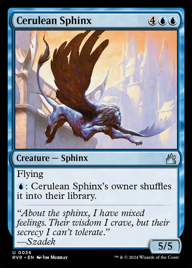 Cerulean Sphinx 「RVR/36」「EN」
