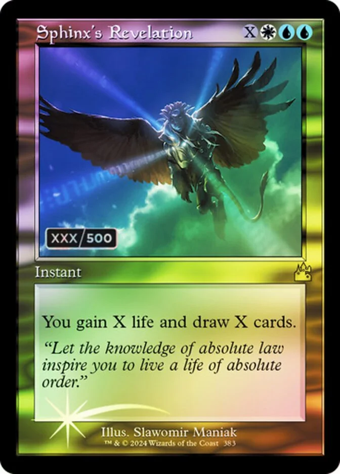 Sphinx's Revelation 「RVR/383z」「EN」