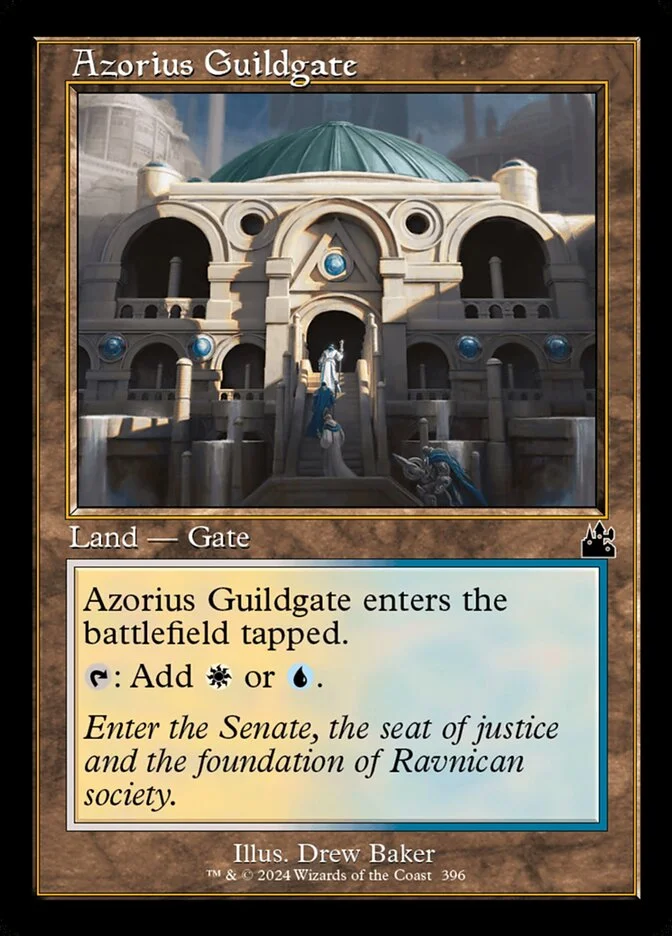 Azorius Guildgate 「RVR/396」「EN」