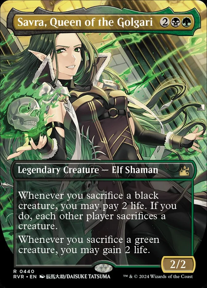 Savra, Queen of the Golgari 「RVR/440」「EN」