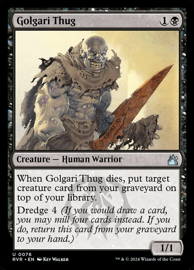Golgari Thug 「RVR/76」「EN」