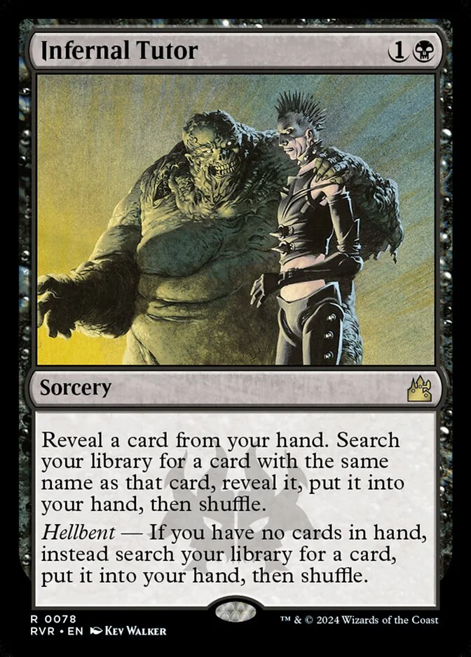 Infernal Tutor 「RVR/78」「EN」