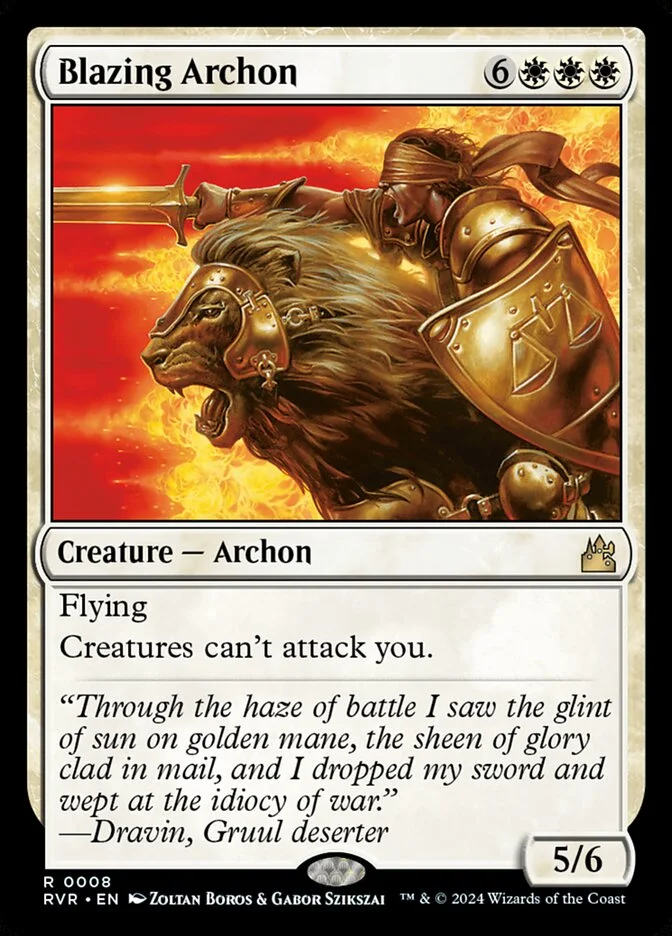 Blazing Archon 「RVR/8」「EN」