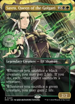 Savra, Queen of the Golgari 「RVR/440」「EN」