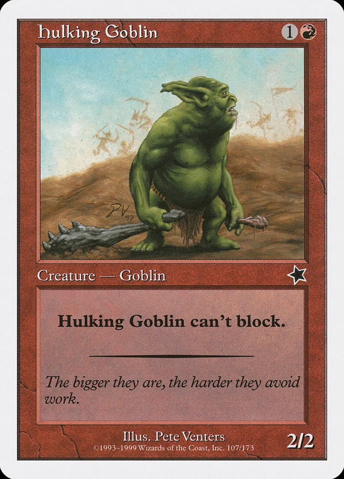 Hulking Goblin 「S99/107」「EN」