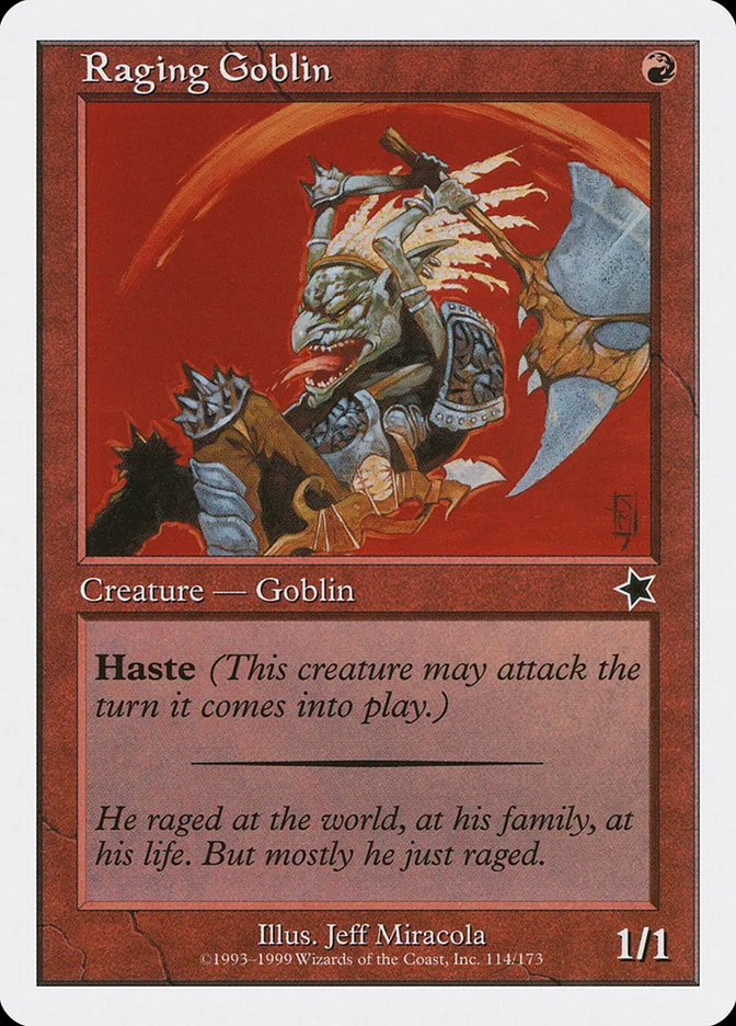 Raging Goblin 「S99/114」「EN」