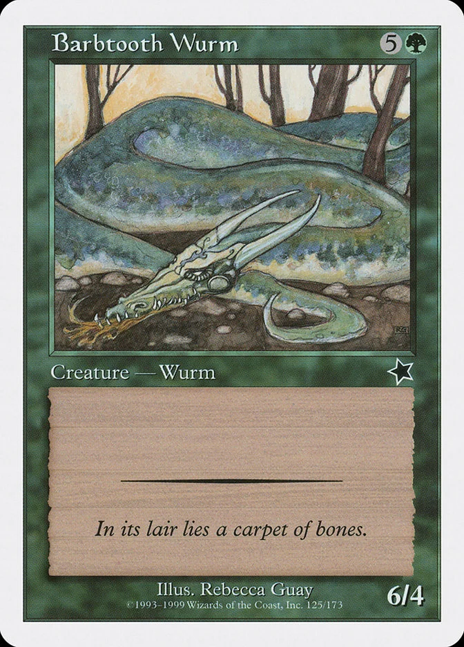 Barbtooth Wurm 「S99/125」「EN」