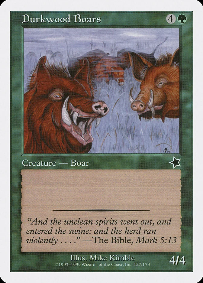 Durkwood Boars 「S99/127」「EN」