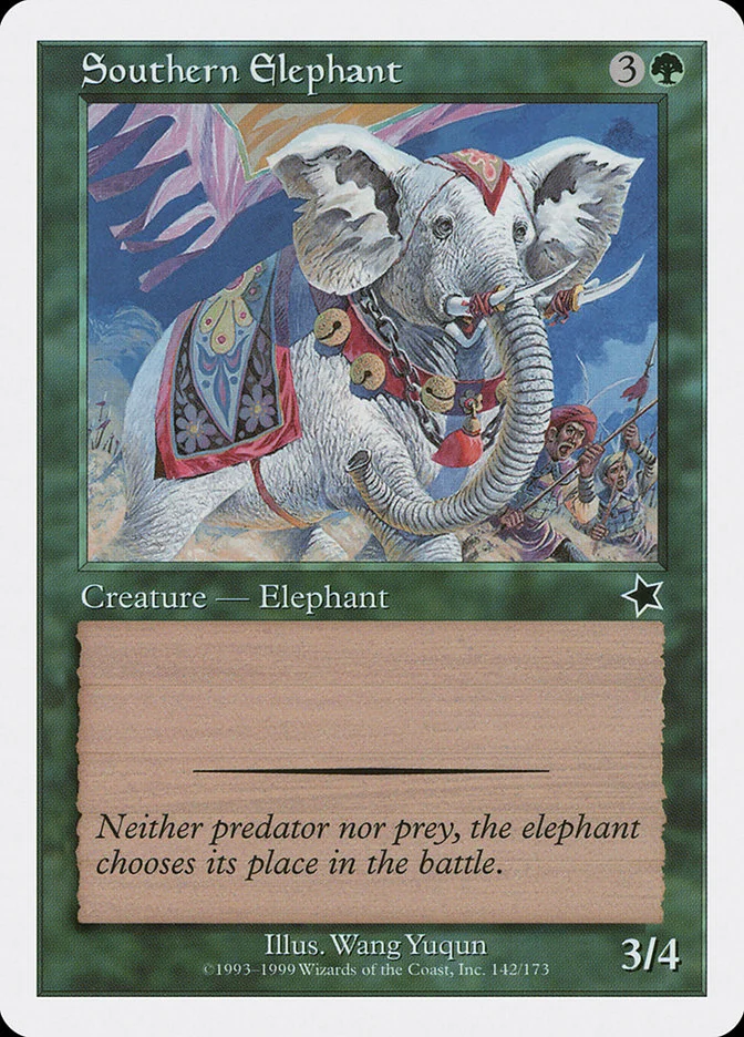 Southern Elephant 「S99/142」「EN」
