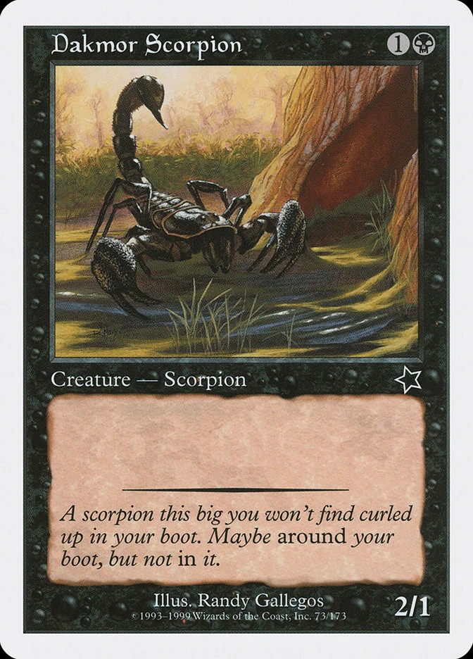 Dakmor Scorpion 「S99/73」「EN」
