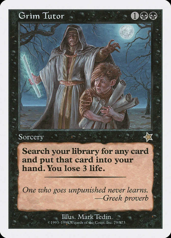 Grim Tutor 「S99/79」「EN」