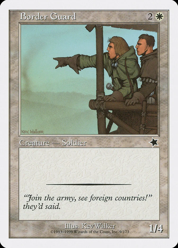 Border Guard 「S99/9」「EN」