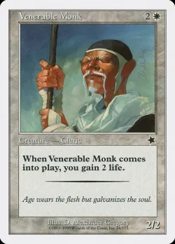 Venerable Monk #28 · Magic: The Gathering