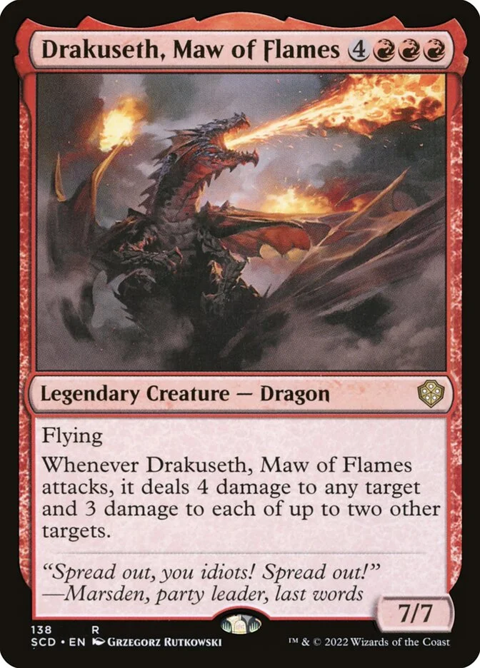 Drakuseth, Maw of Flames 「SCD/138」「EN」