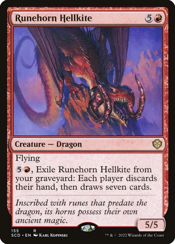Runehorn Hellkite 「SCD/155」「EN」