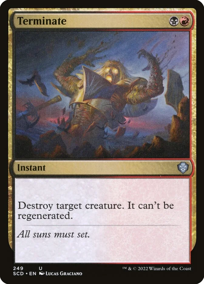 Terminate 「SCD/249」「EN」
