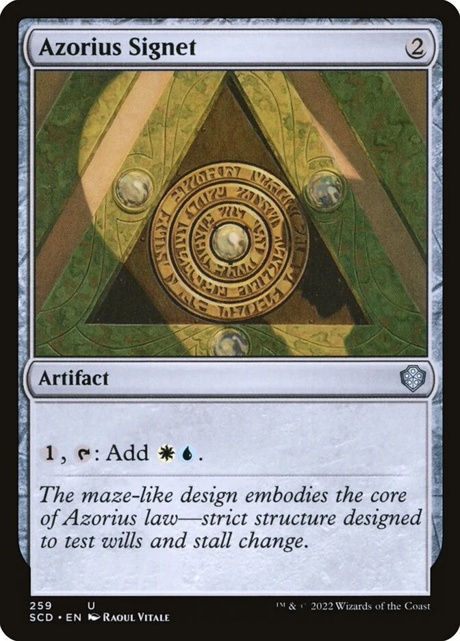 Azorius Signet 「SCD/259」「EN」