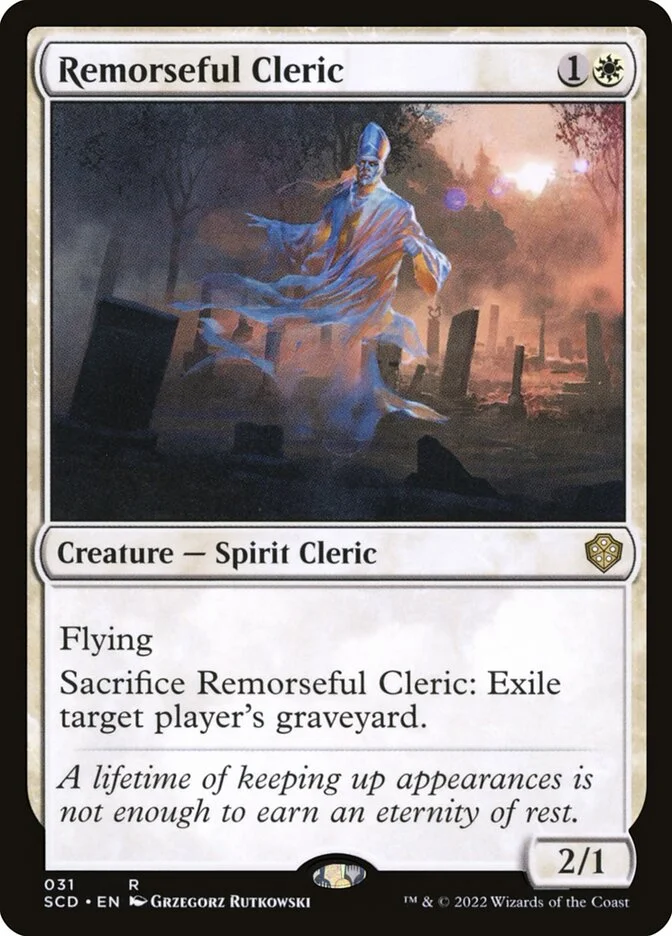 Remorseful Cleric 「SCD/31」「EN」