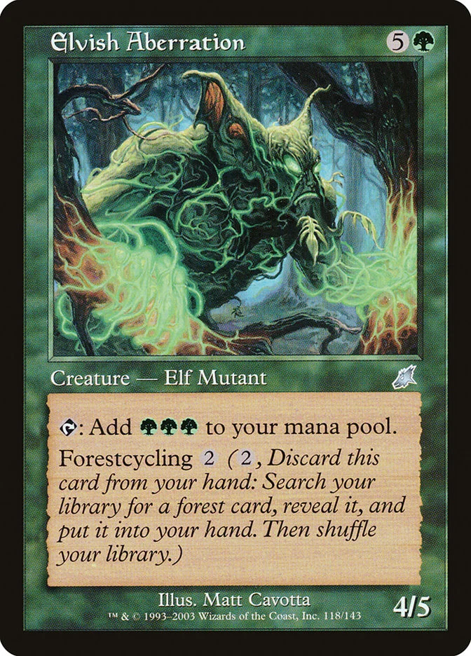 Elvish Aberration 「SCG/118」「EN」