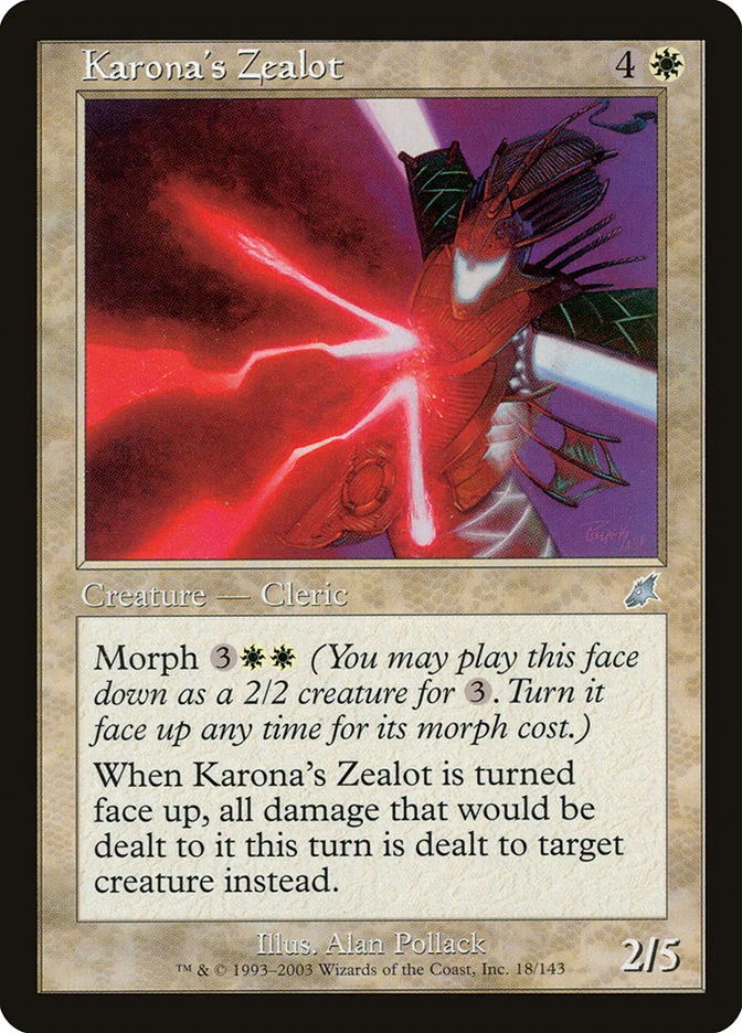 Karona's Zealot 「SCG/18」「EN」