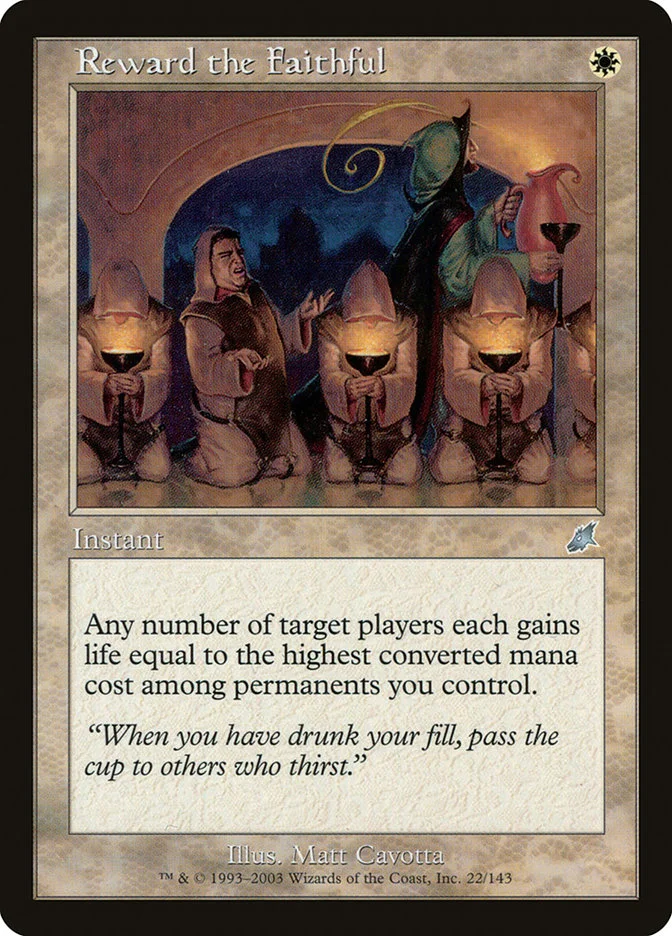 Reward the Faithful 「SCG/22」「EN」
