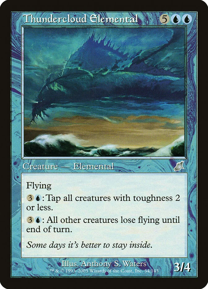 Thundercloud Elemental 「SCG/54」「EN」