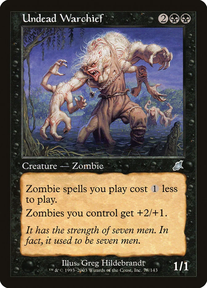 Undead Warchief 「SCG/78」「EN」