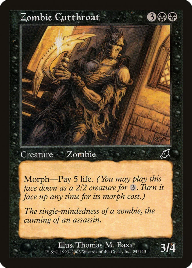 Zombie Cutthroat 「SCG/81」「EN」