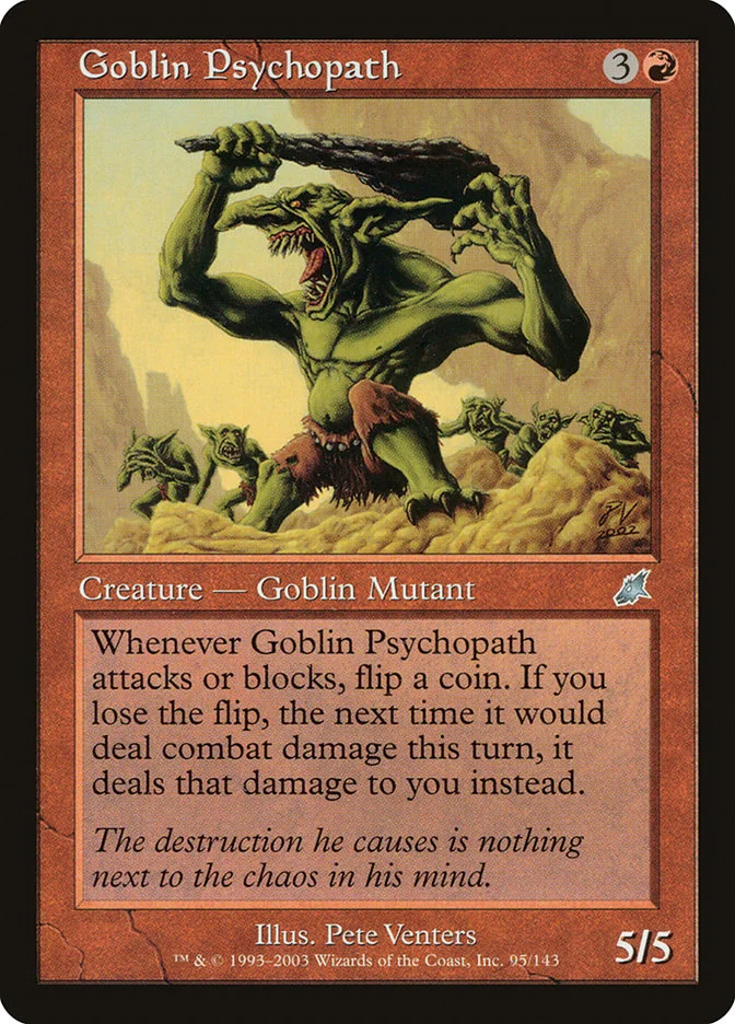 Goblin Psychopath 「SCG/95」「EN」