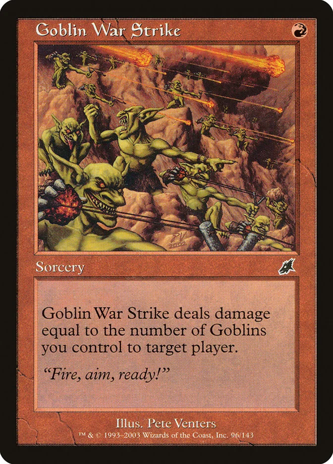 Goblin War Strike 「SCG/96」「EN」