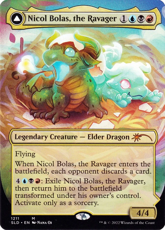 Nicol Bolas, the Ravager // Nicol Bolas, the Arisen 「SLD/1211」「EN」