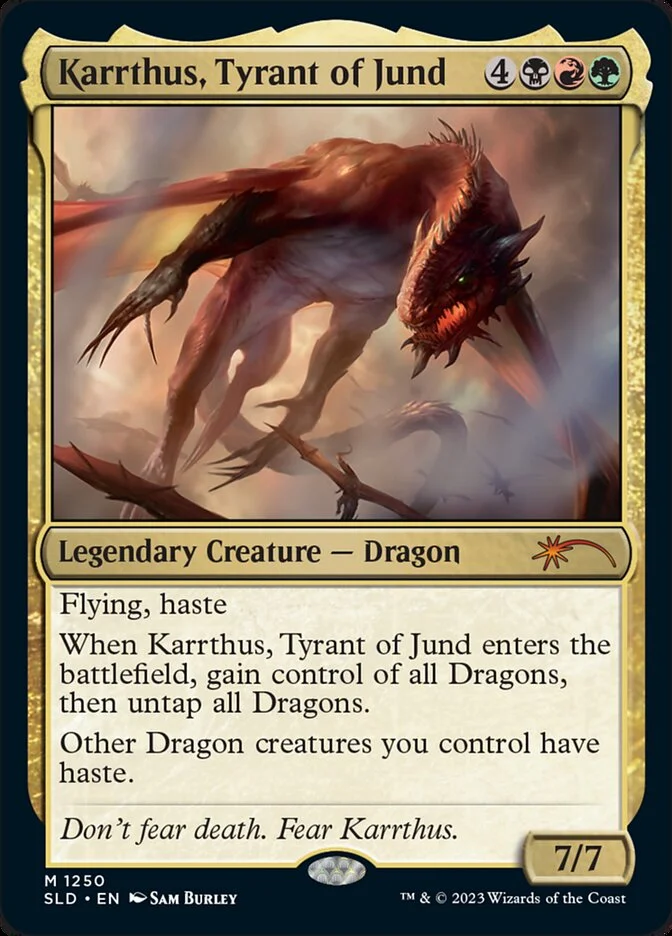 Karrthus, Tyrant of Jund 「SLD/1250」「EN」
