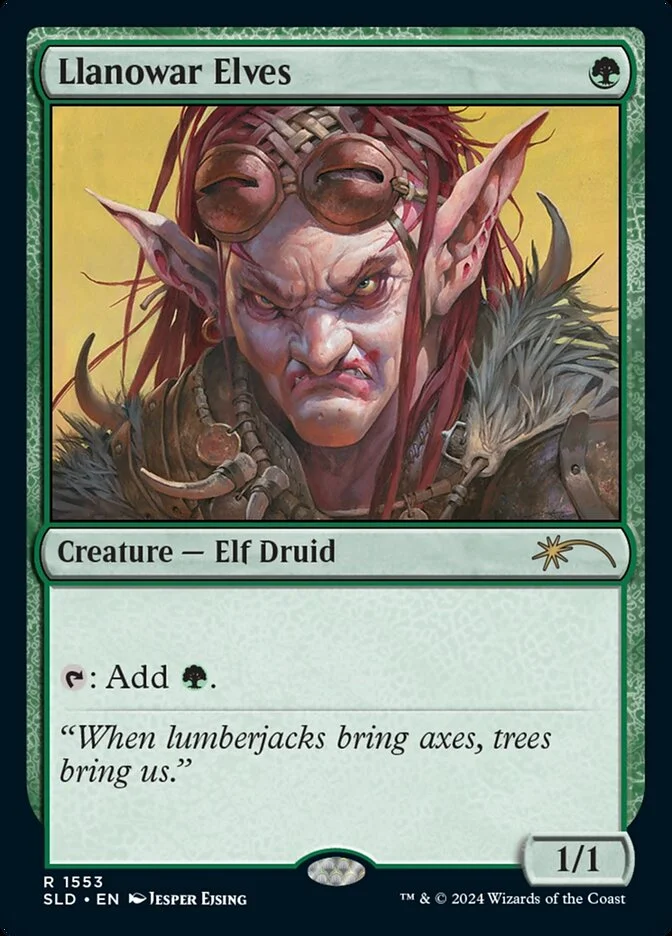 Llanowar Elves 「SLD/1553」「EN」