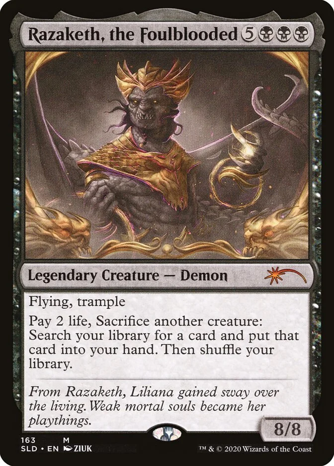 Razaketh, the Foulblooded 「SLD/163」「EN」