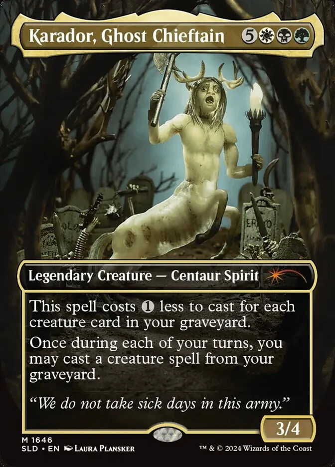 Karador, Ghost Chieftain 「SLD/1646」「EN」