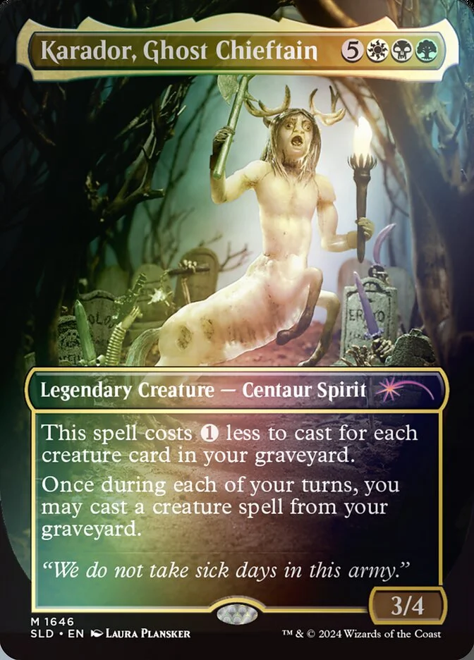 Karador, Ghost Chieftain 「SLD/1646★」「EN」