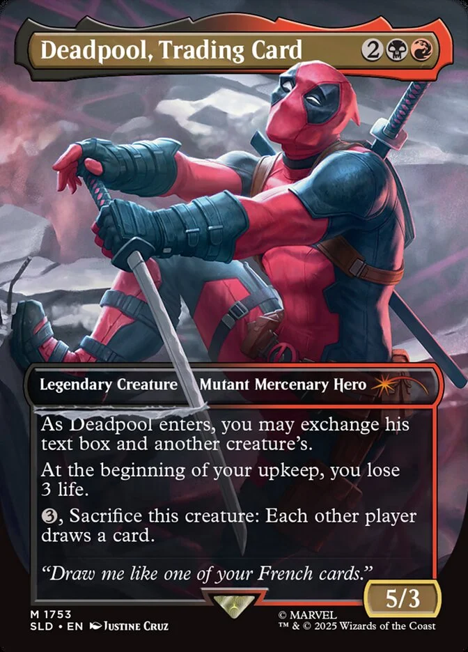 Deadpool, Trading Card 「SLD/1753」「EN」