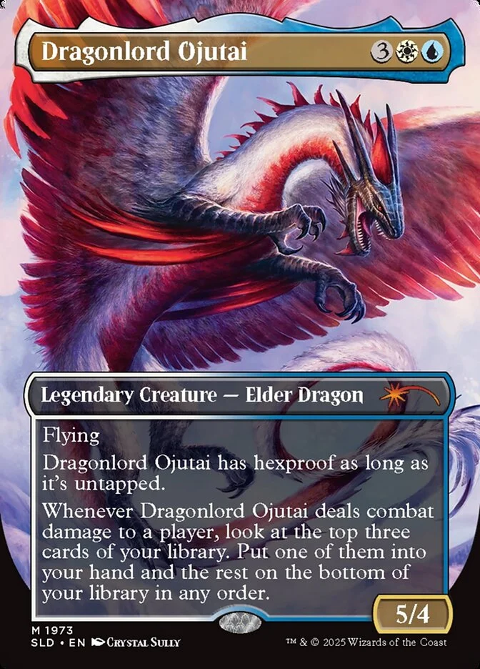 Dragonlord Ojutai // Dragonlord Ojutai 「SLD/1973」「EN」