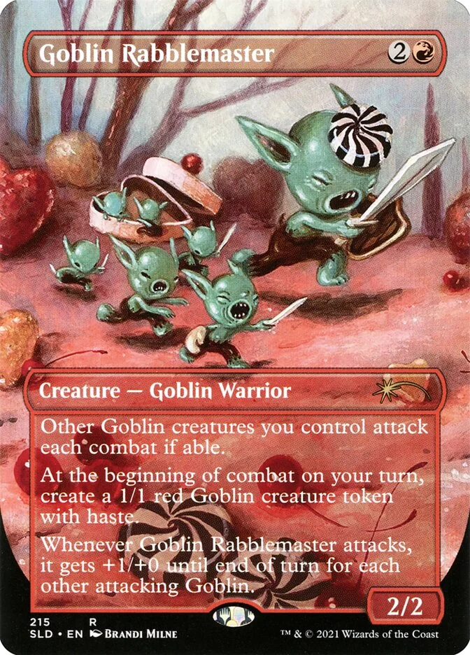 Goblin Rabblemaster 「SLD/215」「EN」